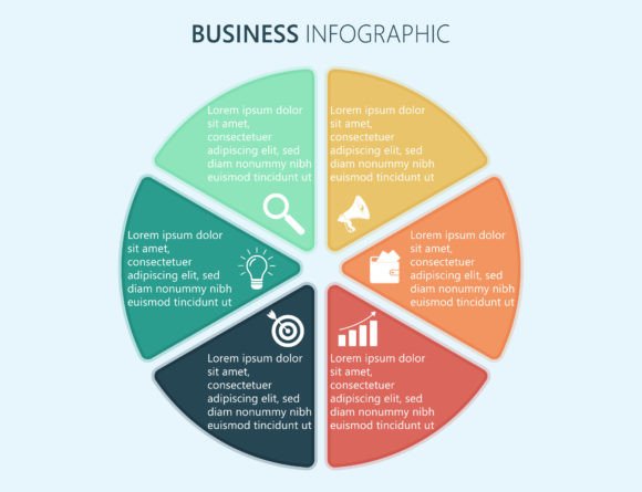 Circle Business Infographic Template Review