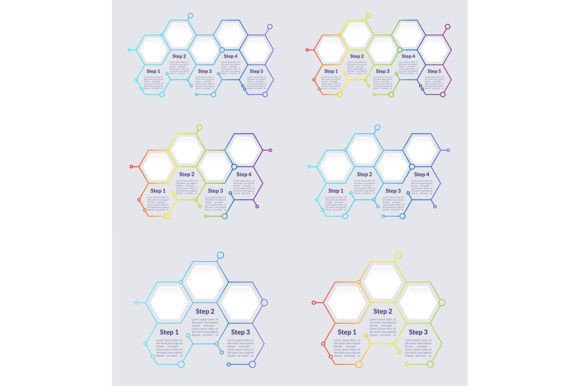 Colorful Infographic Chart Template Set Review