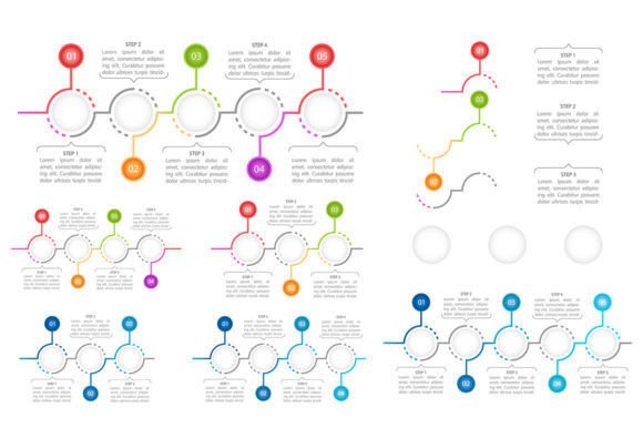 Colorful Round Infographic Chart Design for Blog and Web Graphics