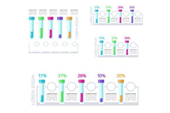 Laboratory Experiment Infographic Chart Graphics