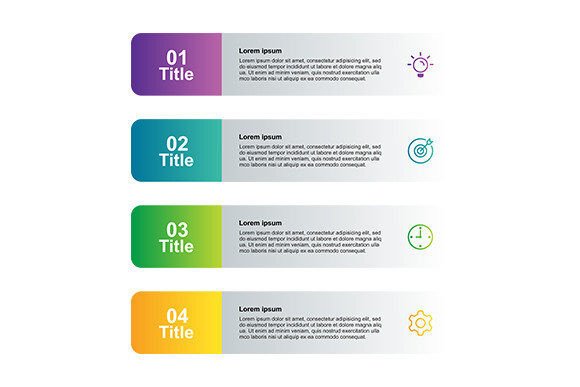 Modern Infographic Label Business Review