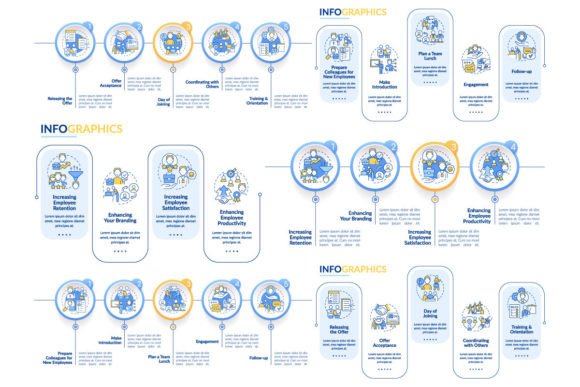 Onboarding Process Infographic Templates for Local Business Branding