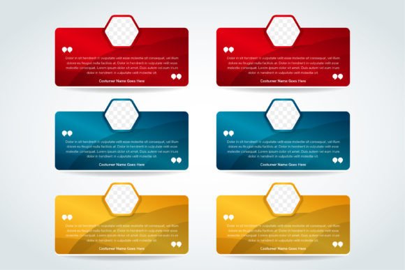 Quarter Circle Customar Says Banner for Graphics and Infographics