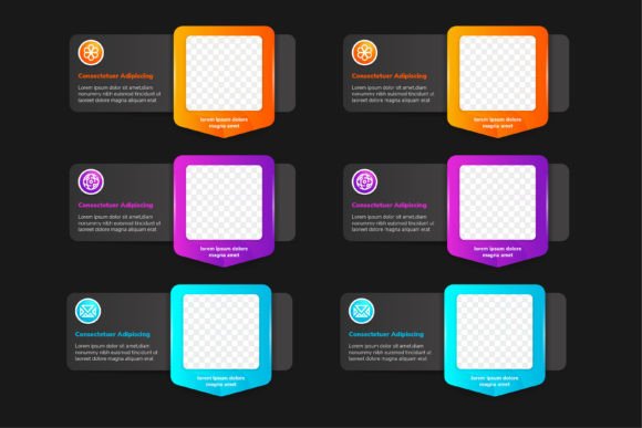 Three Step Infographic Photo for Graphics and Infographics
