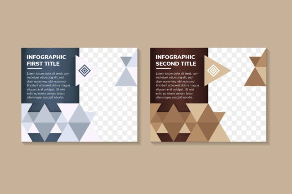 Triangle Pattern Infographic Photo for Graphics and Infographics
